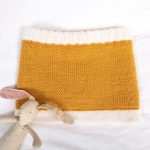 Bluum stickning - gratis stickmönster - Oskar-fuskkrage till barn/vuxen i Soft Merino Ull