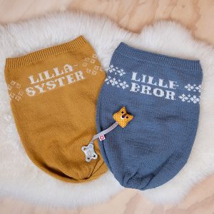 Stickad Myspåse Lillebror - garnpaket i Bluum Pure Eco Baby Wool
