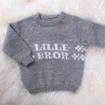 Stickad tröja Lillebror - garnpaket i Bluum Pure Eco Baby Wool