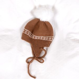 Stickat set Bebisset Elefanterna badar - garnpaket i Bluum Soft Merino Ul