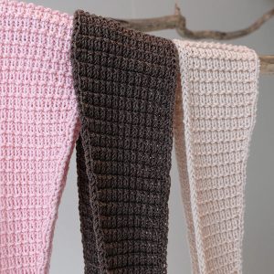 Bluum stickning - gratis stickmönster - Hugo-scarf för vuxna i Soft Merino Ull