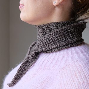 Bluum stickning - gratis stickmönster - Hugo-scarf för vuxna i Soft Merino Ull